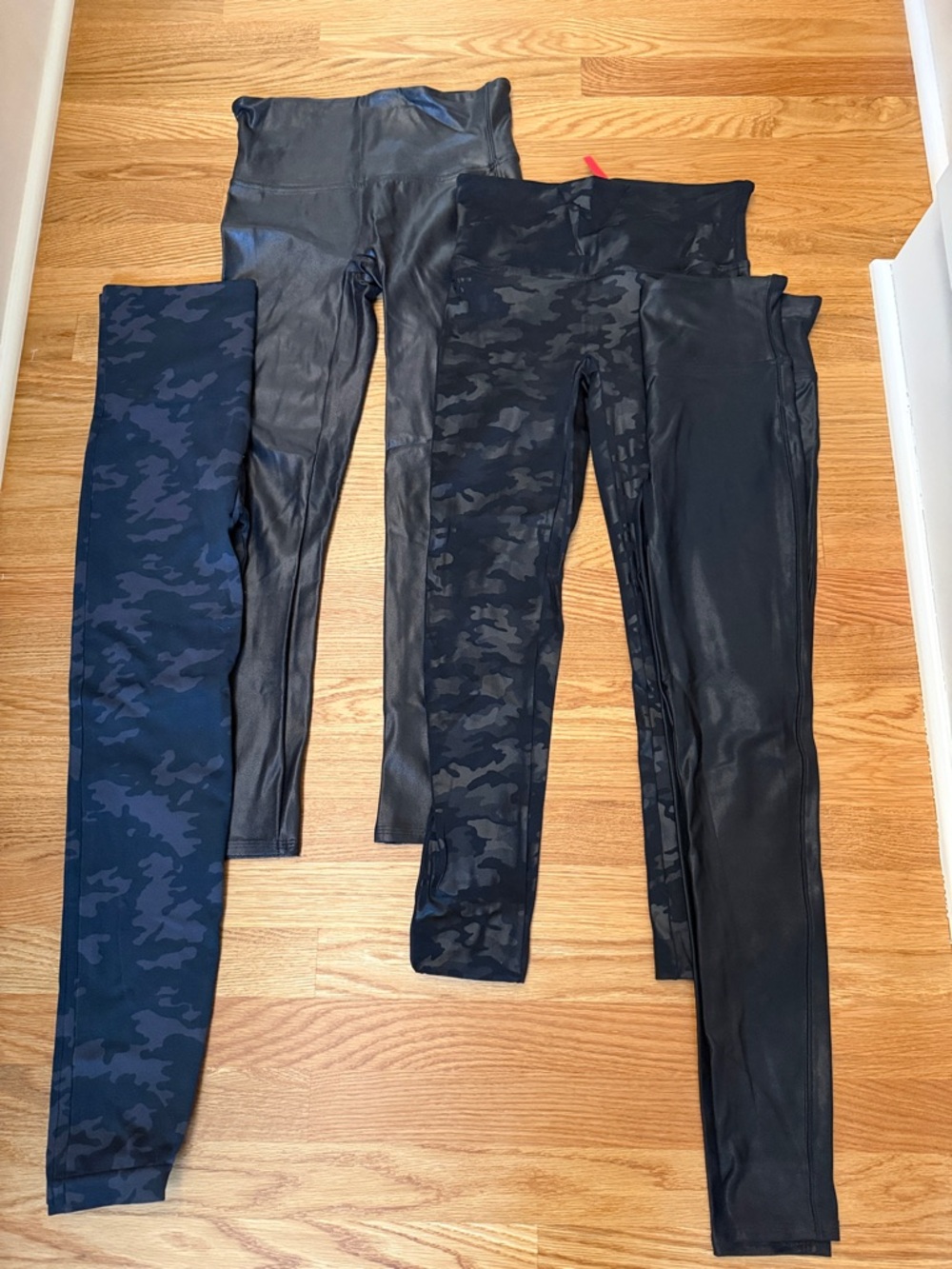 SPANX Black & Dark Camo Leggings 4 Pack